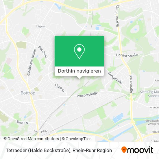 Tetraeder (Halde Beckstraße) Karte