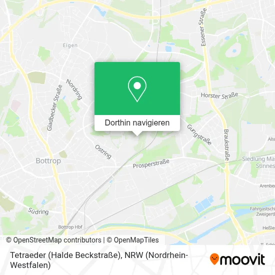 Tetraeder (Halde Beckstraße) Karte