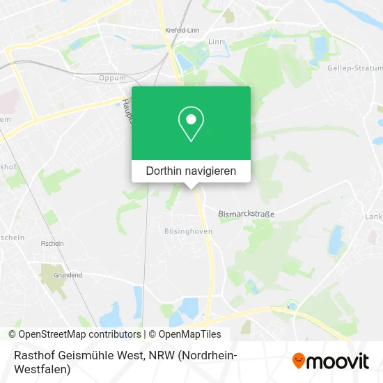 Rasthof Geismühle West Karte