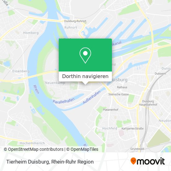 Tierheim Duisburg Karte