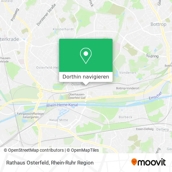 Rathaus Osterfeld Karte