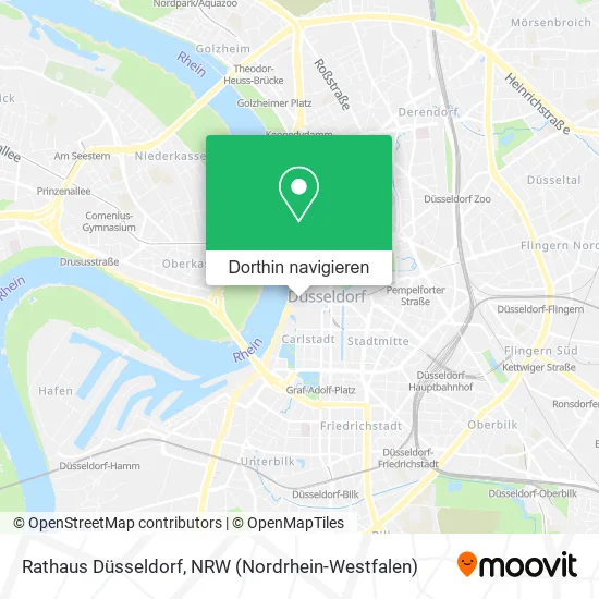 Rathaus Düsseldorf Karte