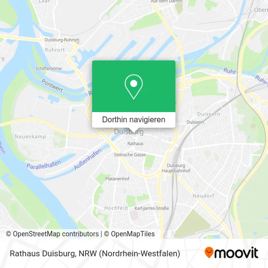 Rathaus Duisburg Karte