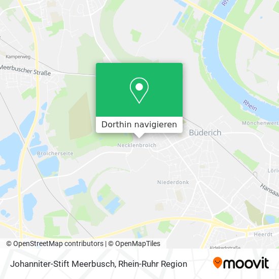 Johanniter-Stift Meerbusch Karte