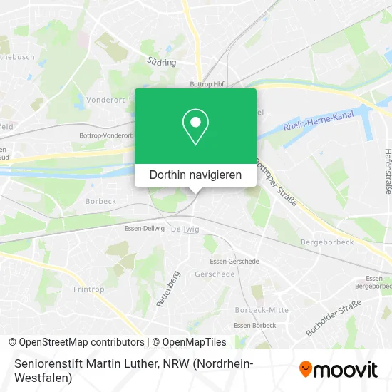 Seniorenstift Martin Luther Karte