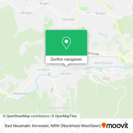 Bad Neuenahr Ahrweiler Karte