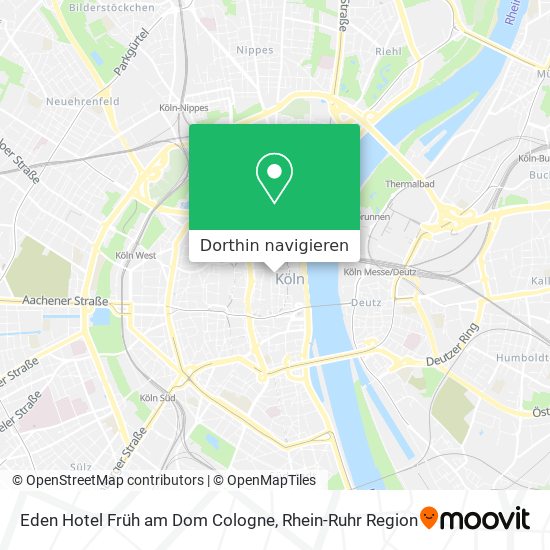 Eden Hotel Früh am Dom Cologne Karte