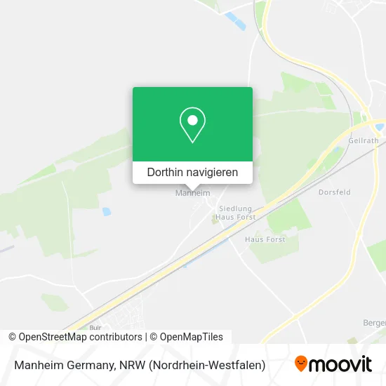 Manheim Germany Karte