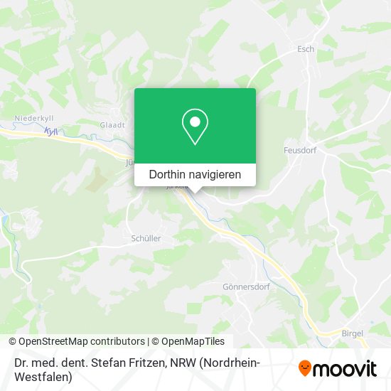 Dr. med. dent. Stefan Fritzen Karte