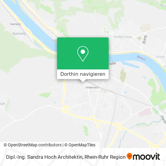 Dipl.-Ing. Sandra Hoch Architektin Karte