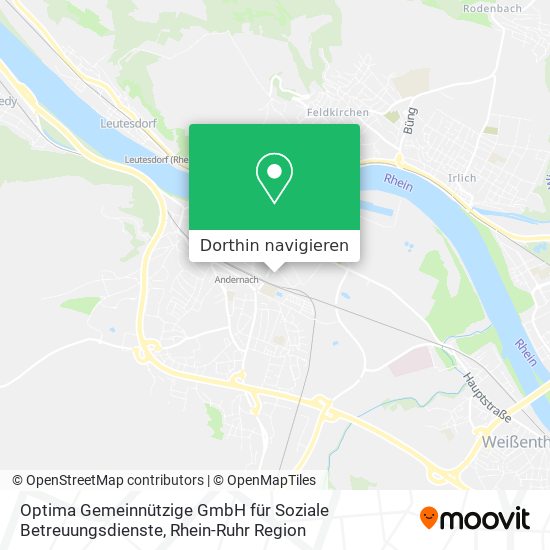 Optima Gemeinnützige GmbH für Soziale Betreuungsdienste Karte