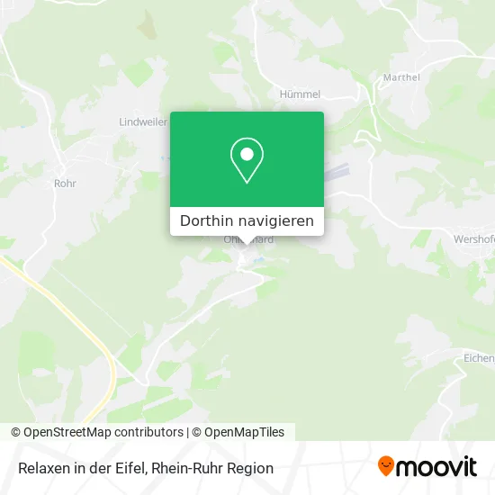 Relaxen in der Eifel Karte