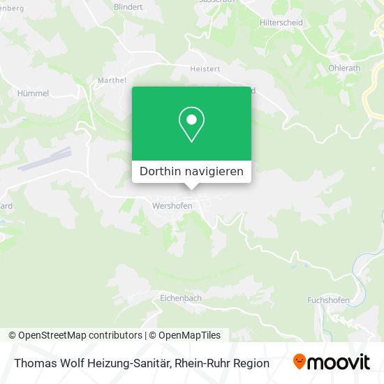 Thomas Wolf Heizung-Sanitär Karte