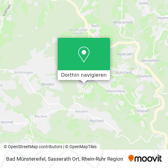 Bad Münstereifel, Sasserath Ort Karte