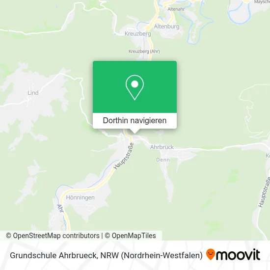 Grundschule Ahrbrueck Karte