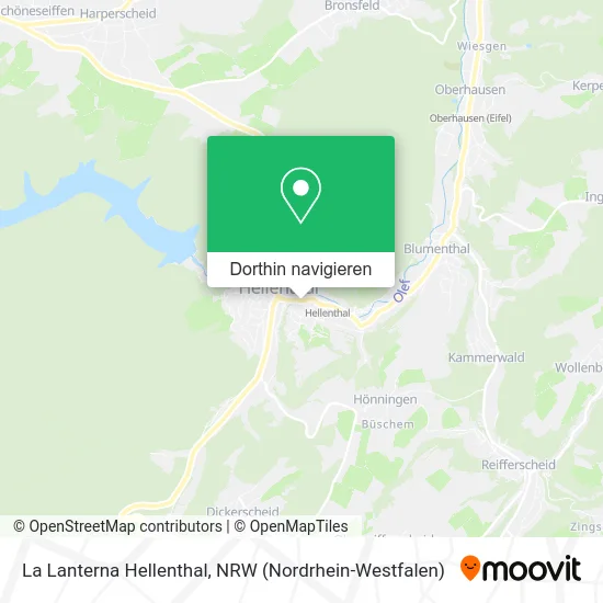 La Lanterna Hellenthal Karte