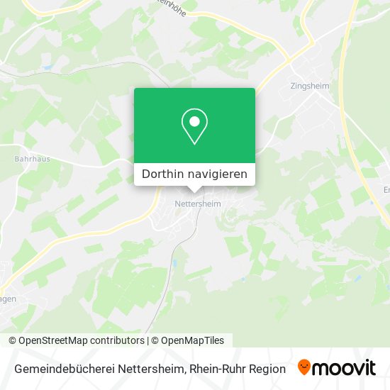 Gemeindebücherei Nettersheim Karte