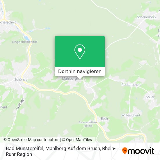 Bad Münstereifel, Mahlberg Auf dem Bruch Karte