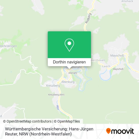 Württembergische Versicherung: Hans-Jürgen Reuter Karte
