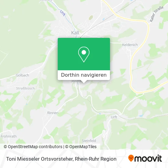 Toni Miesseler Ortsvorsteher Karte