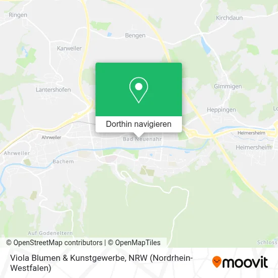 Viola Blumen & Kunstgewerbe Karte