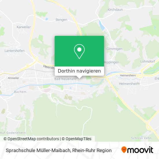 Sprachschule Müller-Maibach Karte
