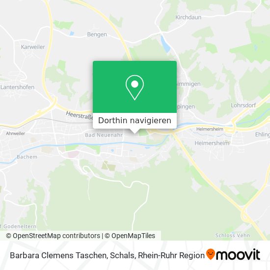 Barbara Clemens Taschen, Schals Karte
