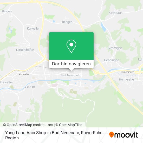 Yang Lan's Asia Shop in Bad Neuenahr Karte