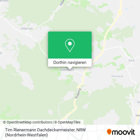 Tim Rienermann Dachdeckermeister Karte