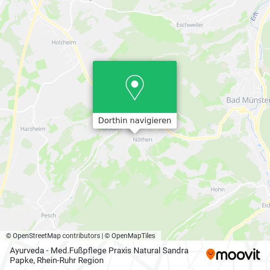 Ayurveda - Med.Fußpflege Praxis Natural Sandra Papke Karte