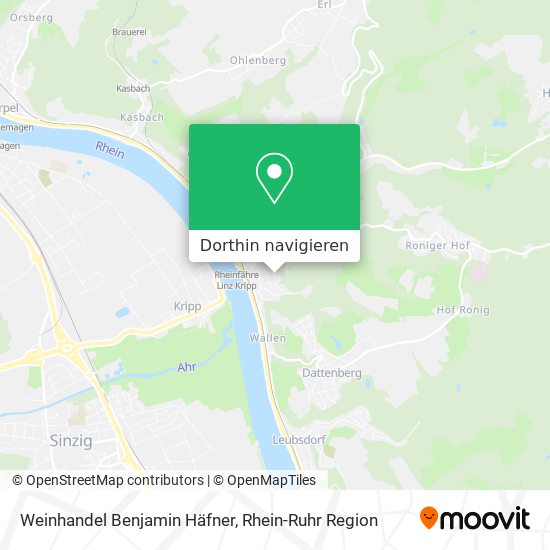 Weinhandel Benjamin Häfner Karte