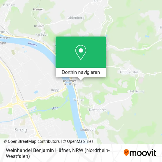 Weinhandel Benjamin Häfner Karte