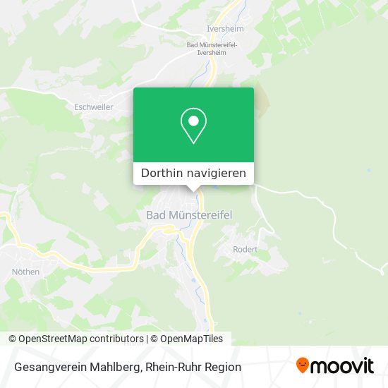 Gesangverein Mahlberg Karte