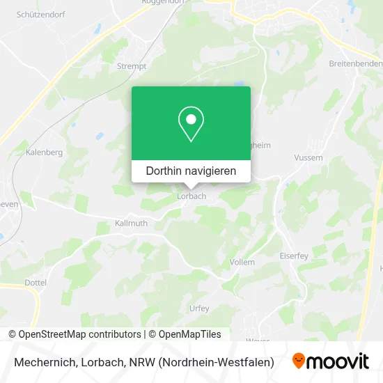 Mechernich, Lorbach Karte
