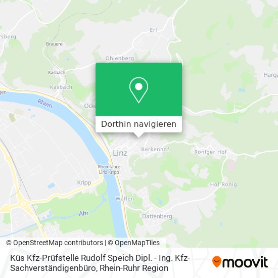Küs Kfz-Prüfstelle Rudolf Speich Dipl. - Ing. Kfz-Sachverständigenbüro Karte