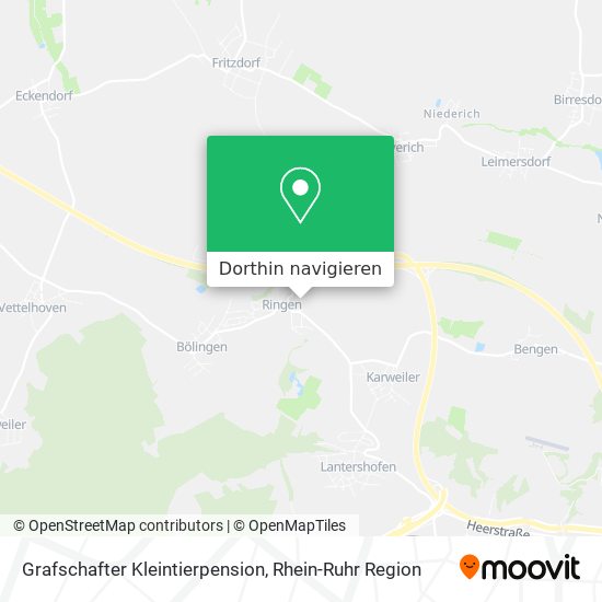 Grafschafter Kleintierpension Karte
