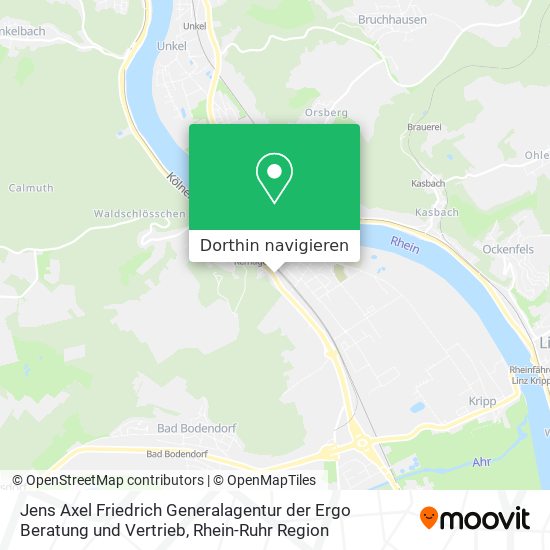 Jens Axel Friedrich Generalagentur der Ergo Beratung und Vertrieb Karte