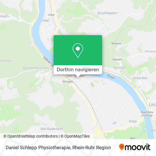 Daniel Schlepp Physiotherapie Karte