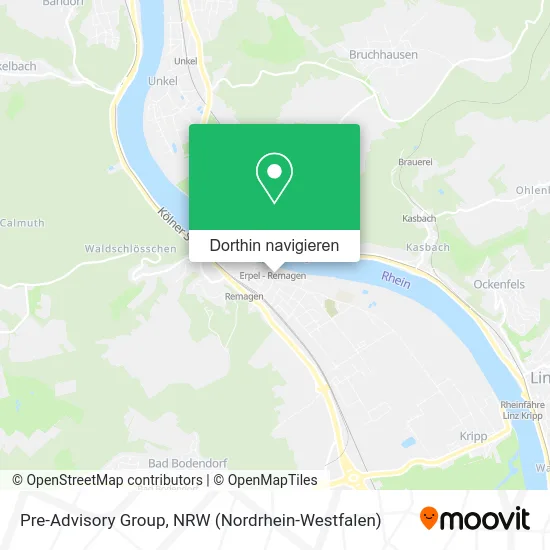 Pre-Advisory Group Karte