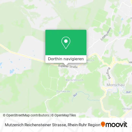 Mutzenich Reichensteiner Strasse Karte