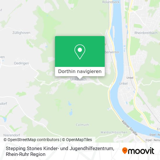 Stepping Stones Kinder- und Jugendhilfezentrum Karte