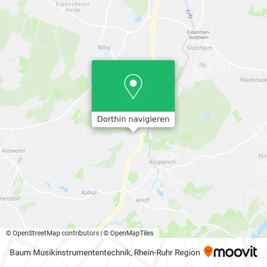 Baum Musikinstrumententechnik Karte