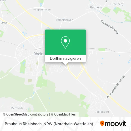 Brauhaus Rheinbach Karte
