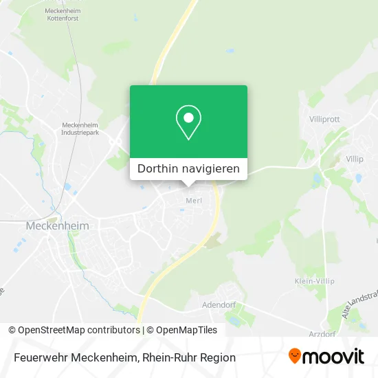 Feuerwehr Meckenheim Karte