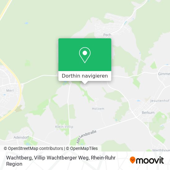 Wachtberg, Villip Wachtberger Weg Karte