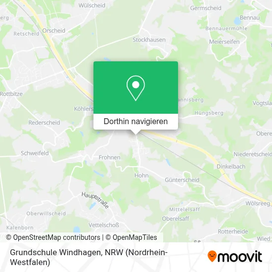Grundschule Windhagen Karte