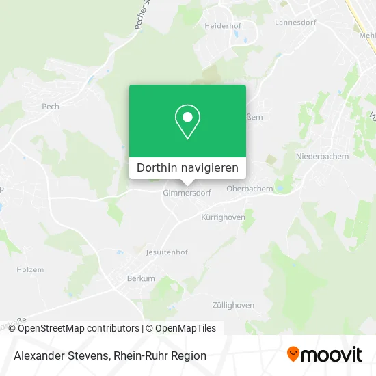 Alexander Stevens Karte