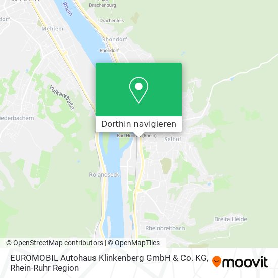 EUROMOBIL Autohaus Klinkenberg GmbH & Co. KG Karte