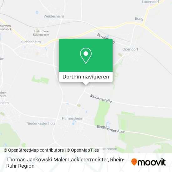 Thomas Jankowski Maler Lackierermeister Karte