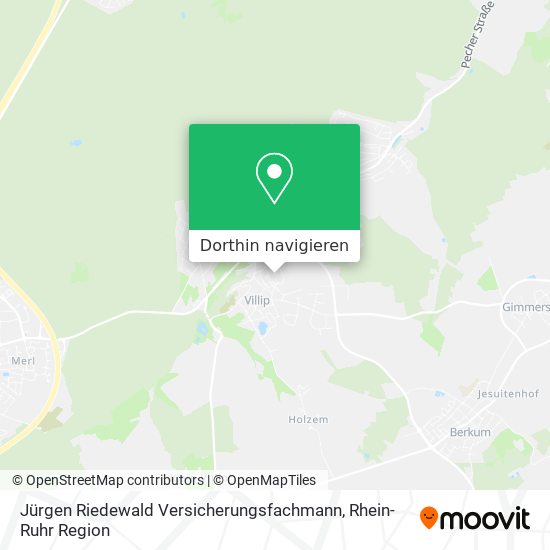 Jürgen Riedewald Versicherungsfachmann Karte